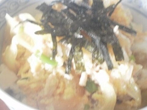 卵そぼろでの糖質制限親子丼